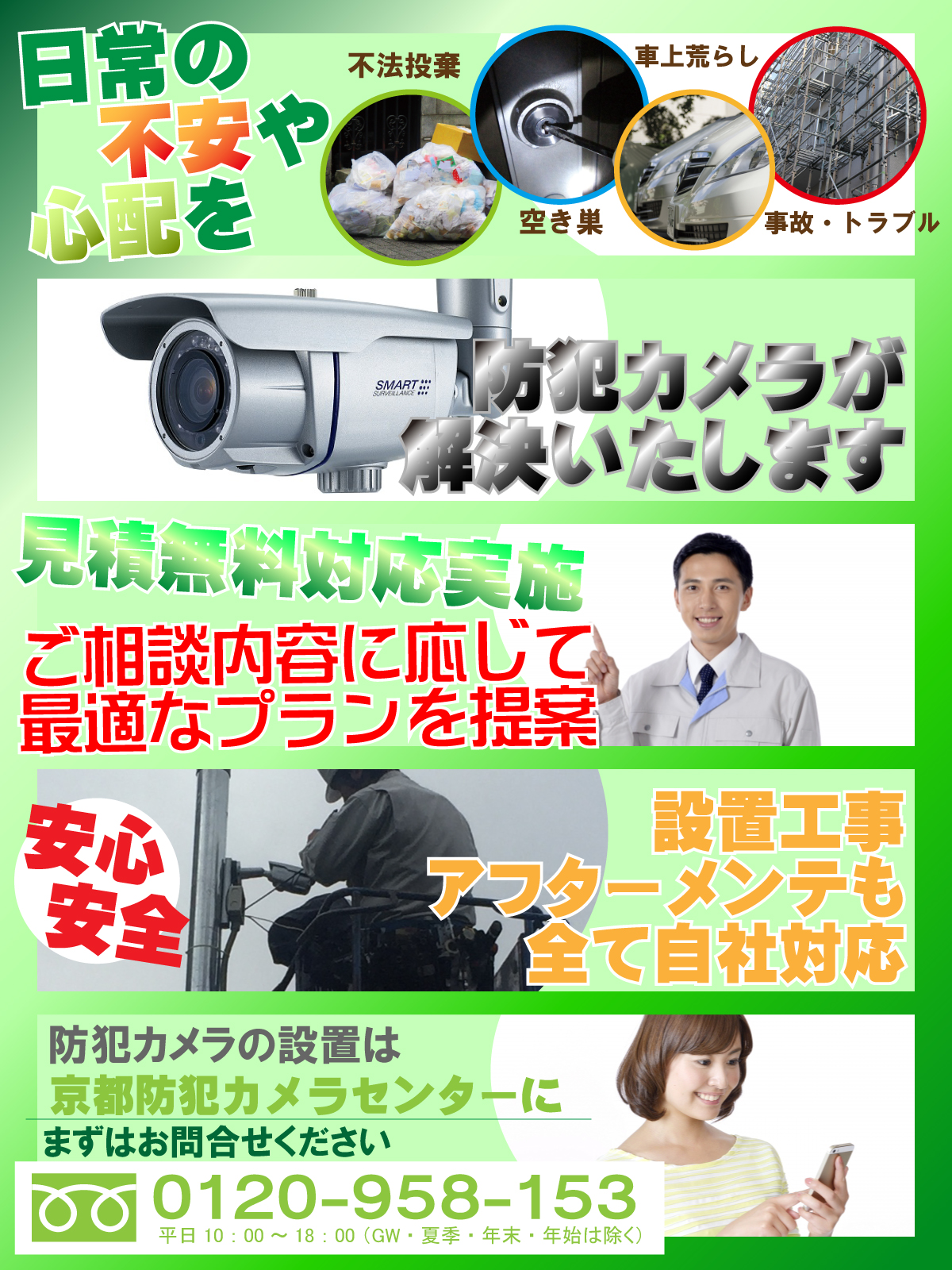 京田辺市での防犯カメラ設置について