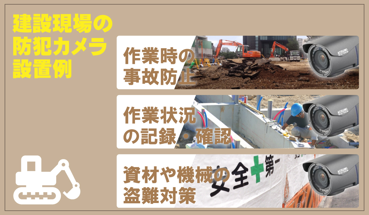 京都・滋賀防犯カメラセンター　建設現場の防犯カメラ2